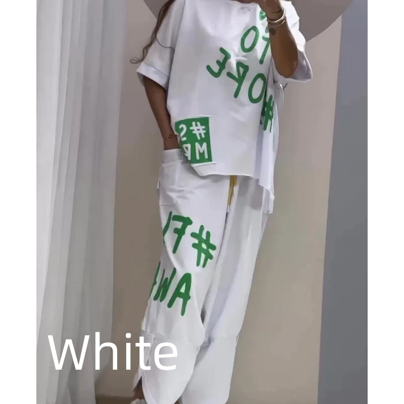 De Bruijn - Casual Tweedelige Set: T-shirt & Broek voor Dames