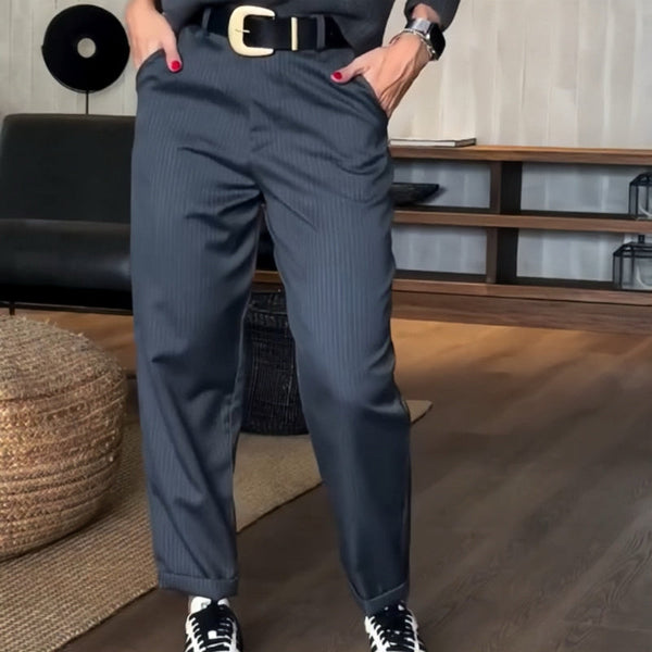 DE BRUIJN - Striped Trousers