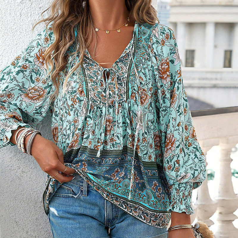 De Bruijn | Stijlvolle blouse met Ibiza-accenten
