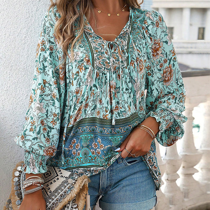 De Bruijn | Stijlvolle blouse met Ibiza-accenten