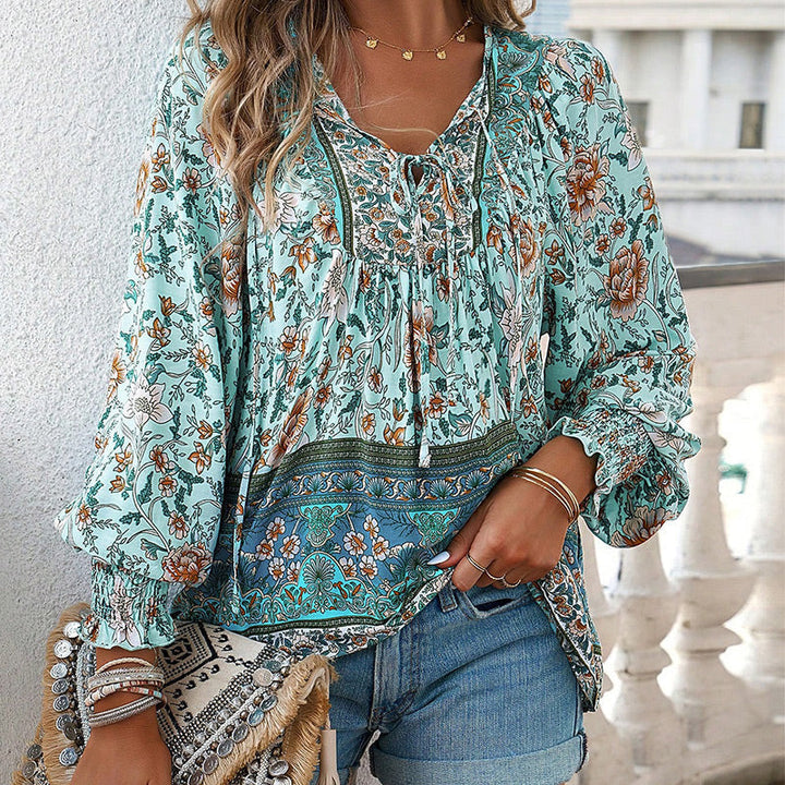 De Bruijn | Stijlvolle blouse met Ibiza-accenten