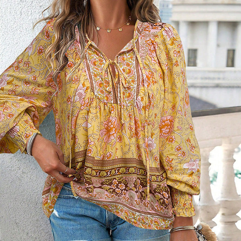 De Bruijn | Stijlvolle blouse met Ibiza-accenten